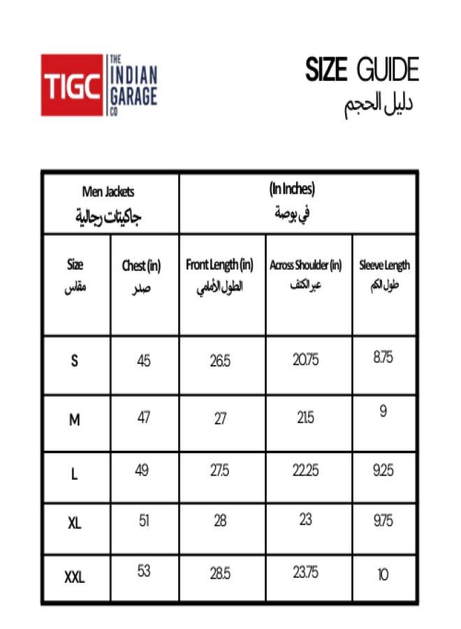 ذا انديان كراج كو جاكيت رجالي بقصة واسعة ورقبة دائرية وأكمام نصفية - Image 4